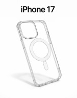 Etui iPhone 17 MagSafe Przezroczyste Hard Case Odporny na Zarysowania