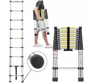 Drabina aluminiowa teleskopowa wysuwana składana przystawna rozsuwana 3,8 m