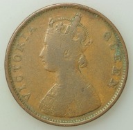 Indie Brytyjskie - 1/2 anna 1862