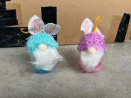 Pojemnik / słoik do cukierków krasnal zajączek wielkanocny (2 sztuki)