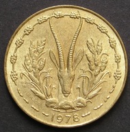 Afryka Centralna 10 franków 1978 - antylopa - stan 1/2