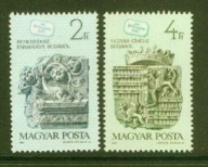 WĘGRY ** Dzień znaczka, nadproża Mi 3918-19