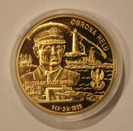 POLACY W II WOJNIE ŚWIATOWEJ - OBRONA HELU - IDEALNY, MENNICZY, CERTYFIKAT