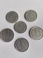 Zestaw 6 starych monet ( NR 31) Gramy dla WOŚP