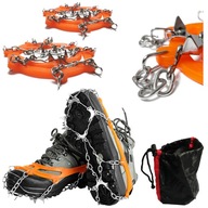 RACZKI NA BUTY TURYSTYCZNE UNIWERSALNE ANTYPOŚLIZOGWE RACZKI NAKŁADKI KOLCE