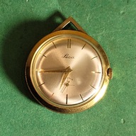 Pozłacany Stary zegarek kieszonkowy LECA -17 kamieni