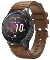 WYGODNY PASEK 22mm NA ZEGAREK SMARTWATCH GARMIN FORERUNNER 570 (47mm) BROWN