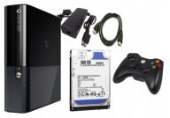 KONSOLA XBOX 360 SLIM E 500GB + RGH3 + ORYGINALNY PAD + Zasilacz