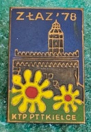 ODZNAKA KTP PTT KIELCE ZŁAZ '78 KOMISJA TURYSTYKI PIESZEJ