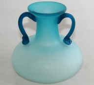 EFEKTOWNY NIEBIESKI WAZON AMFORA