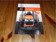 Kubota M8560 M9960 traktor ciągnik 2012 j.Polski prospekt folder