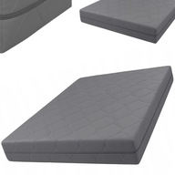 POKROWIEC NA ŁÓŻKO DOMU MATERAC PIKOWANY SZARY 90X200 MIKROFIBRA OCHRANIACZ