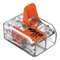 SZYBKOZŁĄCZKA ZŁĄCZKA WAGO 221-612 2x0,5-6mm 50 SZT. drut/linka