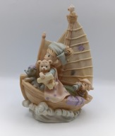 Cała ekipa na statku wszyscy szczęśliwi - świetna figurka - zwierzątka