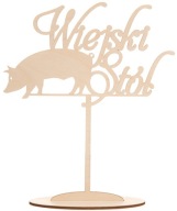 Napis Wiejski Stół ozdoba stołu na wesele imprezy okolicznościowe