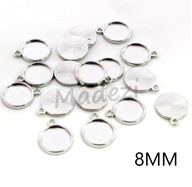 Baza medalionu na kaboszon 8mm
