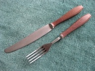 GERLACH : WIDELEC i NÓŻ BRĄZOWY BAKELIT : Świetna Sprawa dla SINGLA ... !!!