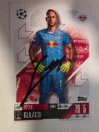 Karta topps mach attax autograf RB Leipzig Champions Peter Gulacsi