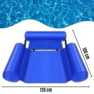 HAMAK WODNY FOTEL MATERAC DMUCHANY DO BASENU NA PLAŻĘ DO WODY