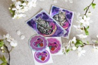 Naklejki z Jolką od @zkotkami x Fundacja KOT