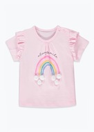 Matalan t-shirt bluzka niemowlęca tęcza 56 cm