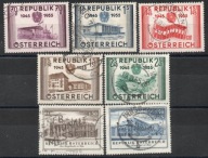 AUSTRIA Mi 1012-16 i 1020-1 kas.