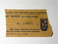 KKS Lech Poznań - PRL - bilet na mecz piłki nożnej 22