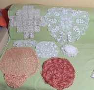 SERWETY, SERWETKI SERWETECZKI SZYDEŁKO MIX PRL 33 SZT