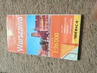 Warszawa stary plan miasta autobusy tramwaje