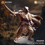 Desert Mercenary - Elwahid - DM Stash - figurka RPG DnD D&D - druk 3D 14K