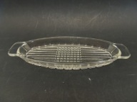 Śledziówka szklana, szkło Prl, salaterka szklana Prl, vintage, retro