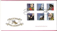 Alderney Wlk.Bryt. 2005, FDC. 6zn. wojna, bitwa Trafalgar, Adm.H.Nelson