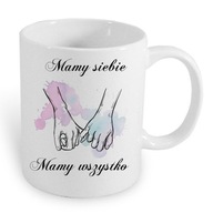 KUBEK NA WALENTYNKI 2-STRONNY PREZENT DLA DZIEWCZYNY CHŁOPAKA ŻONY MĘŻA