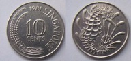 Singapur 10 Cent 1981