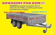 PRZYCZEPA TEMARED TRANSPORTER 3015/2 koła pod podłogą, platforma, pod ule
