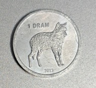 Górski Karabach 1 dram, 2013r. Wilk BCM