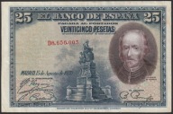 Hiszpania 25 peset 1928 - Barca - D8,