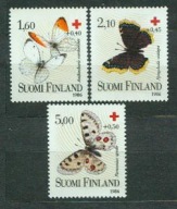 FINLANDIA** MOTYLE I Mi 993-95