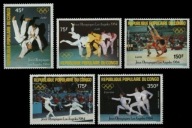Kongo Brazzaville 1984 Znaczki 946- ** sport igrzyska olimpijskie Olimpiada