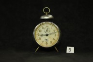 Stary budzik mechaniczny antyk