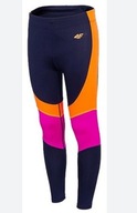4F Legginsy sportowe treningowe szybkoschnące dziewczęce 164