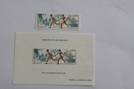 Znaczek- Blok Monako z Olimpiada w Barcelona 1992 r