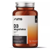 Witaminy kapsułki UNS Supplements D3 Wegańska witamina D3