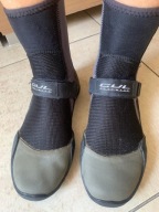 Buty neoprenowe długie GUL 39,5 paski z rzepem 25,5 cm żebrowana podeszwa