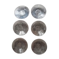 Komplet 6 talerzyków deserowych HSG Ząbkowice, kolor burzowo - niebieski.