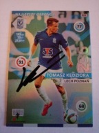 Karta panini autograf Lech Poznań 15/16 Tomasz Kędziora Ulubieńcy Fanów