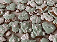 Pierniki, pierniczki podziękowania na chrzest, roczek