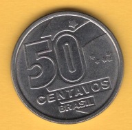 (1BZ44) Brazylia 50 centavo, 1989