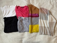 zestaw komplet paka ubrań swetrów