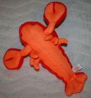 DUŻA MASKOTKA PLUSZOWA HOMAR CZERWONY SUPER ZABAWKA MORSKI ŚWIAT NOWA !!